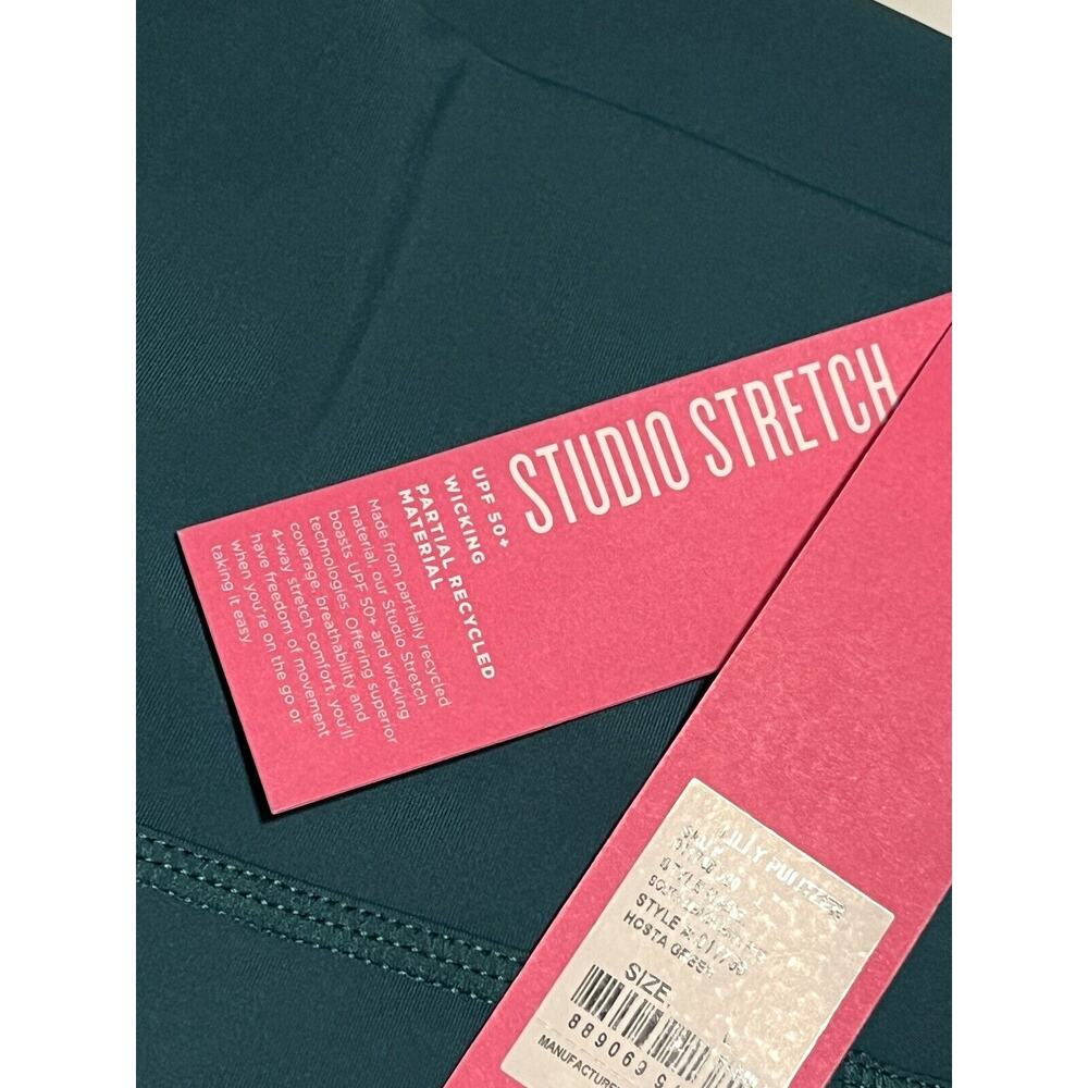 Lilly Pulitzer L High-rise Leggings South Beach Hosta Green LARGE 24” NWT - Picture 5 of 9